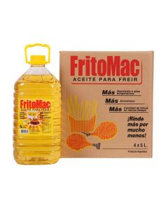Aceite Alto Rendimiento Para Freir Fritomac Caja (4 x 5 Lts)