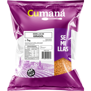Semillas de Girasol Cumana Bolsa x 1 Kg