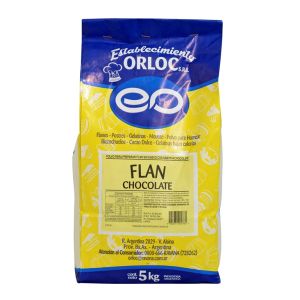 Flan de Chocolate Orloc Bolsa x 5 Kg