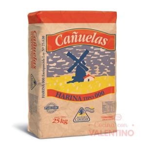 Harina de Trigo 000 Cañuelas Bolsa x 25 Kg