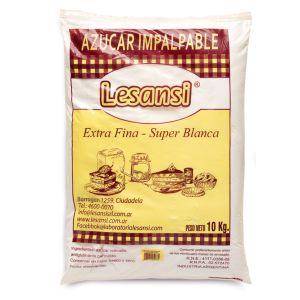 Azucar Impalpable Talco Lesansi Bolsa x 10 Kg