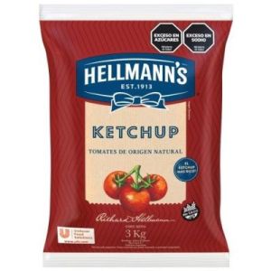 Ketchup Hellmann's Bolsa x 3 Kgs