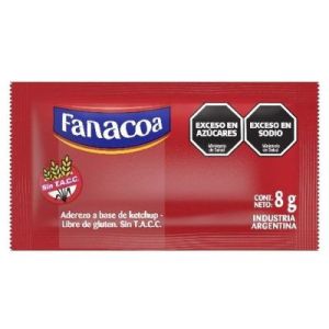 Ketchup Fanacoa Sobres Caja (196 x 8 gr)