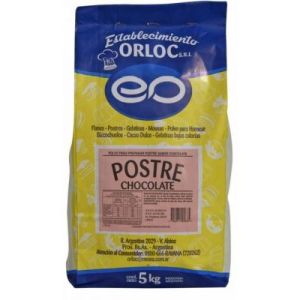 Postre de Chocolate Orloc Bolsa x 5 Kg