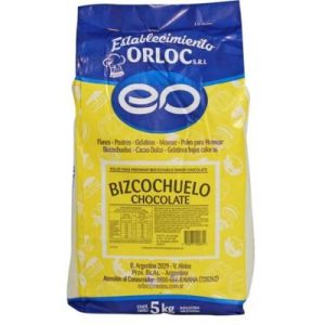 Bizcochuelo de Chocolate Orloc Bolsa x 5 Kg