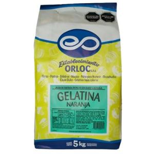 Gelatina de Naranja Orloc Bolsa x 5 Kg