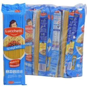 Fideos Spaghetti Nº7 Lucchetti Paquete (20 x 500 Grs)