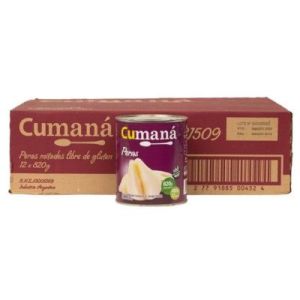 Peras en Mitades Cumana Lata (12 x 820 gr)