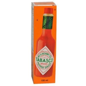 Salsa Tabasco Roja Mc Ilhenny Botella Vidrio x 150 ml