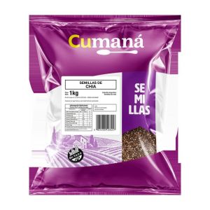 Semillas de Chia Cumana Bolsa x 1 kg