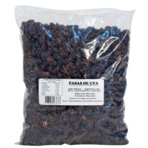 Pasas de Uva Negra Sultanina S/Semilla MayoristaNet Bolsa x 1 Kg