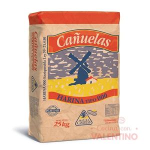 Harina de Trigo 000 Cañuelas Bolsa x 25 Kg