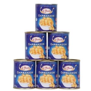 Garbanzos Secos Remojados La Banda Lata (6 x 350 gr)