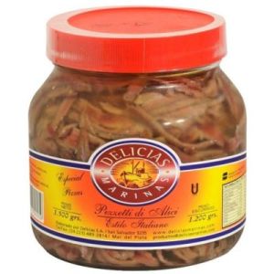 Anchoas en Aceite Pezzetti Di Alici Frasco x 1.5 Kg