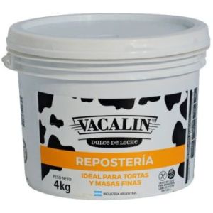 Dulce de Leche Repostero Vacalin Balde x 4 Kg