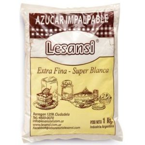 Azucar Impalpable Talco Lesansi Bolsa x 1 Kg