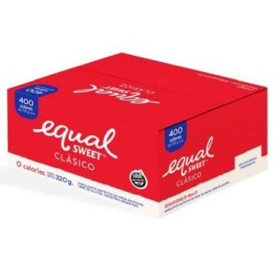 Edulcorante Sobrecitos Equalsweet Clasico (400 unid. x 0,8 gr)