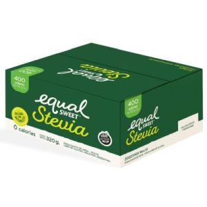 Edulcorante Sobrecitos Equalsweet Stevia (400 unid. x 0,8 gr)