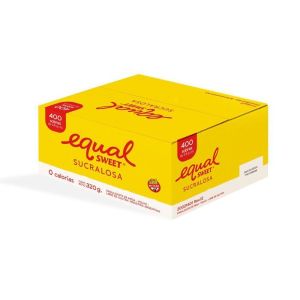 Edulcorante Sobrecitos Equalsweet Sucralosa (400 unid. x 0,8 gr)