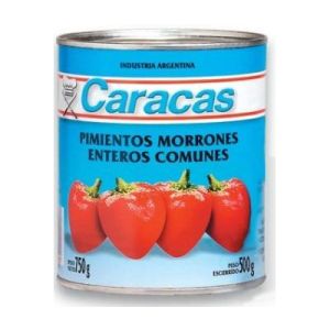 Morrones Enteros Caracas Caja (12 x 750 Gr)