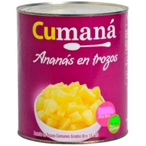 Anana en Trozos Cumana Lata (12 x 800 Gr)