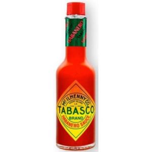 Salsa Tabasco Habanero Botella Vidrio x 60ml