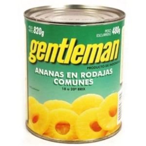 Anana en Rodajas Gentleman Lata (12 x 820gr)