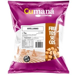 Avellanas Peladas Cumana Bolsa x 1 Kg