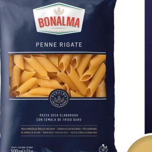 Fideos Penne Rigate Bonalma Paquete (12 x 500 Grs)