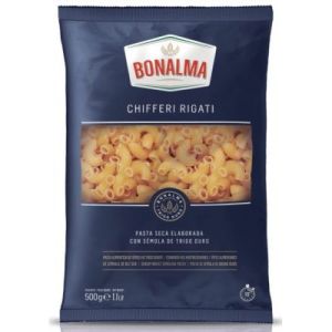 Fideos Chifferi Rigatti (coditos) Bonalma Paquete (12 x 500 Grs)