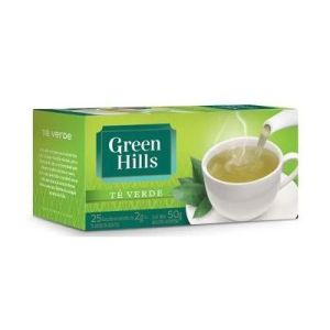 Té Verde Green Hills Saquitos Ensobrados Pack (12 x 25 unid)