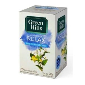 Té Blend Relax Green Hills Saquitos Ensobrados Pack (12 x 20 unid)