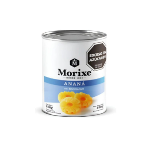 Anana en Rodajas Morixe Lata (12 x 836 Gr)