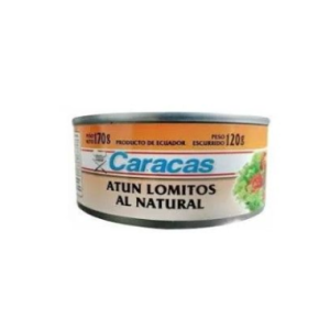 Atun al Natural Lomitos Caracas Lata x 170 Gr