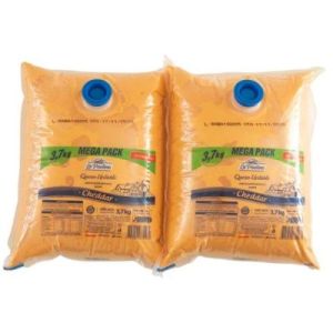 Queso Cheddar Fundido La Paulina Caja (2 x 3.7 Kg)