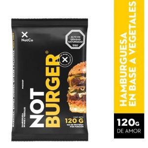 Hamburguesas de Arvejas NotBurger CJ(42x120Gr) COD368