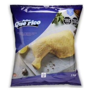 Pata y Muslo Congelado IQF Que Rico Caja (5 Bolsas x 3 Kg)
