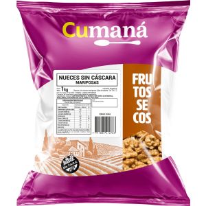 Nueces Mariposas Extra Light Cumana Bolsa x 1 Kg.